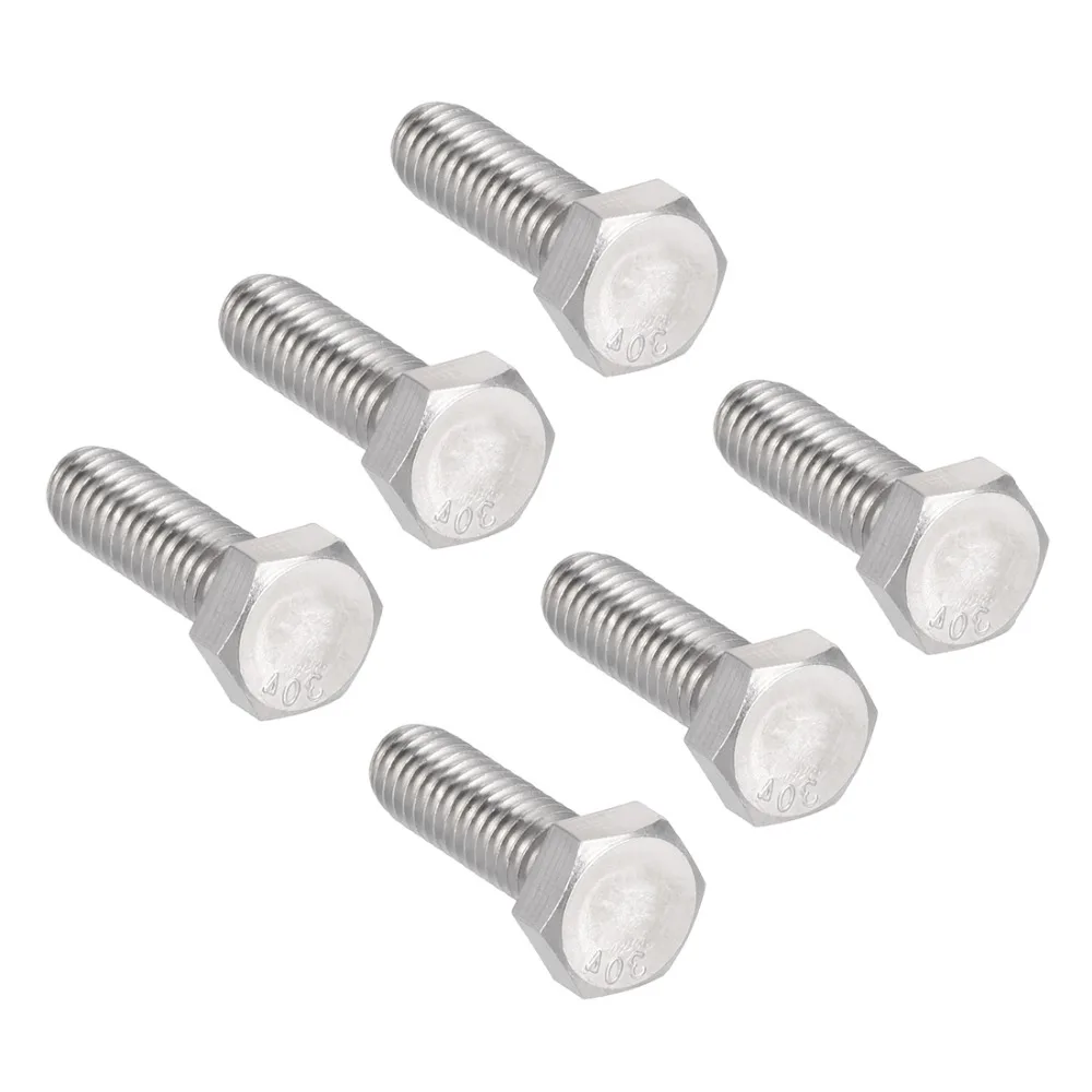 UXCELL 6Pcs 5/16-18x1" Bolts 304 Stainless Steel Hex Head Screw Bolts Fasteners For Communication Equipment Ship Assembly
UXCELL 6Pcs 5/16-18x1" Bolts 304 Stainless Steel Hex Head Screw Bolts Fasteners For Communication Equipment Ship Assembly