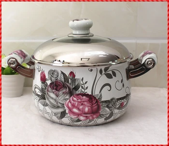Thickened porcelain enamel pot stew pan stainless steel cover electromagnetic oven gas universal visual soup pot saucepot
Thickened porcelain enamel pot stew pan stainless steel cover electromagnetic oven gas universal visual soup pot saucepot