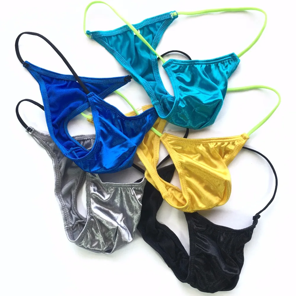 Sexy Mens Thongs Underwear small pouch limit coverage G2089 Mens Micro Bikini String waist shiny satin knit
Sexy Mens Thongs Underwear small pouch limit coverage G2089 Mens Micro Bikini String waist shiny satin knit