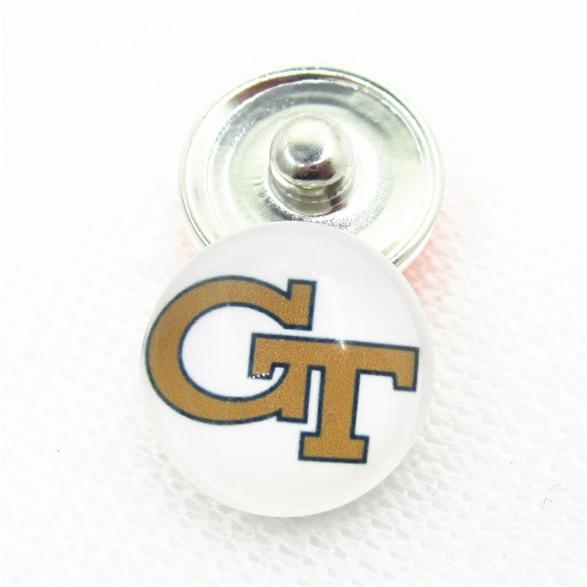 Hot Selling 20pcs/lot US College Team GA Tech Snap Buttons For 18mm Snap Bracelet DIY Jewelry Charms
Hot Selling 20pcs/lot US College Team GA Tech Snap Buttons For 18mm Snap Bracelet DIY Jewelry Charms