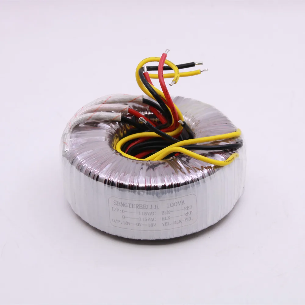 100VA Power Transformer HI-FI 100W Double 18V Pure Copper Toroidal Transformer For 1969 1875 Amplifier Aduio
100VA Power Transformer HI-FI 100W Double 18V Pure Copper Toroidal Transformer For 1969 1875 Amplifier Aduio