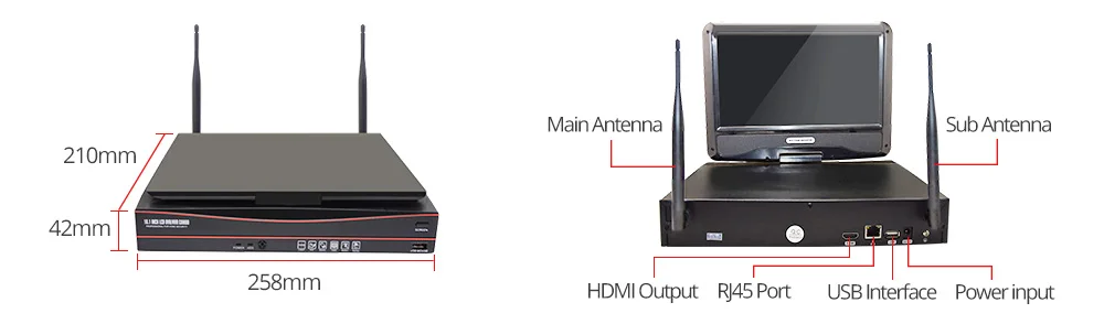 NVR wifi camera display