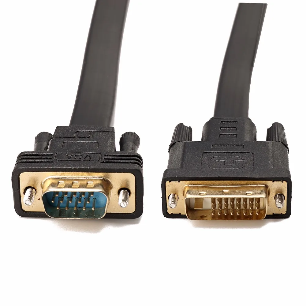dvi-d to vga cable adapter DVI-D 24+1 to VGA converter for Projector Monitor pc
dvi-d to vga cable adapter DVI-D 24+1 to VGA converter for Projector Monitor pc