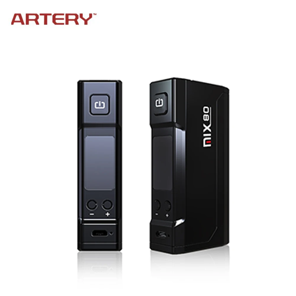 Original ARTERY Mix 80W TC Mod 510 Thread Metal Box Electronic Cigarette Temperature Control Vape for RDA RTA RDTA 18650 Battery
Original ARTERY Mix 80W TC Mod 510 Thread Metal Box Electronic Cigarette Temperature Control Vape for RDA RTA RDTA 18650 Battery