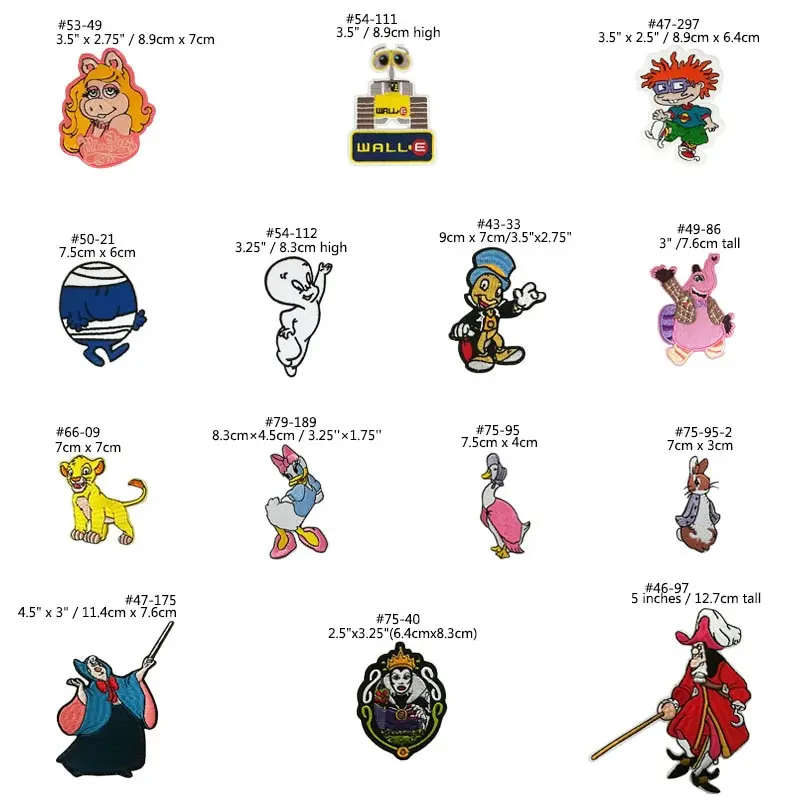 Wall-E Wall e Figure Lion King Simba RUGRATS CHUCKY Peter Rabbit Mr Men MR BUMP Embroidered iron on sew On patch
Wall-E Wall e Figure Lion King Simba RUGRATS CHUCKY Peter Rabbit Mr Men MR BUMP Embroidered iron on sew On patch