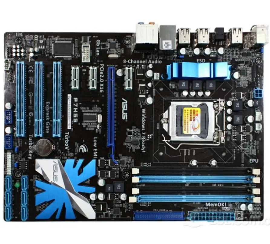 Socket LGA 1156 For Asus P7H55 Desktop Motherboard H55 i3 i5 i7 DDR3 ATX Original Used Mainboard
Socket LGA 1156 For Asus P7H55 Desktop Motherboard H55 i3 i5 i7 DDR3 ATX Original Used Mainboard