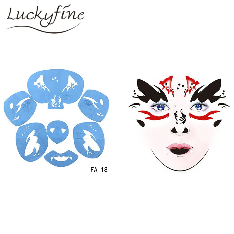 Soft Bloodsucker Face Paint Stencil Reusable Template DIY Design Tattoo Painting Draw Makeup Tool For Halloween Christmas Party
Soft Bloodsucker Face Paint Stencil Reusable Template DIY Design Tattoo Painting Draw Makeup Tool For Halloween Christmas Party