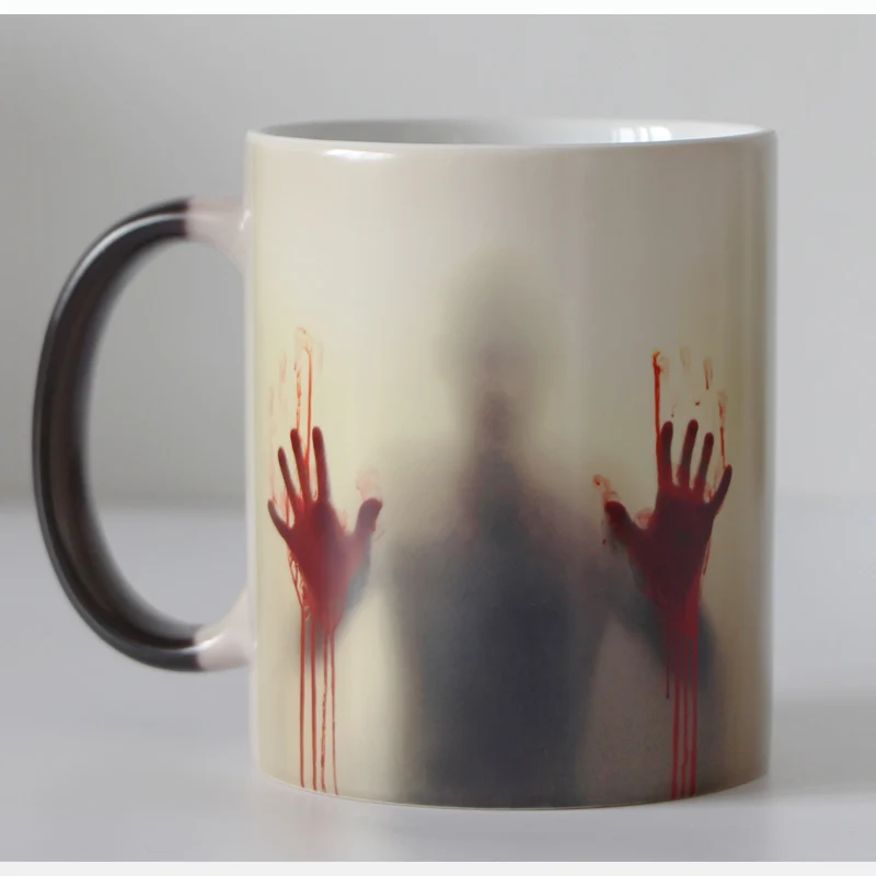 Funny New office coffee mug cup ZOMBIE EVOLUTION WALKING DEAD ZOMBIES