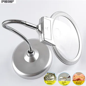 FGHGF European simple style magnifying glass Portable LED desk lamp Reading maintenance of life tools for the elderly Zoom in 5X
FGHGF European simple style magnifying glass Portable LED desk lamp Reading maintenance of life tools for the elderly Zoom in 5X