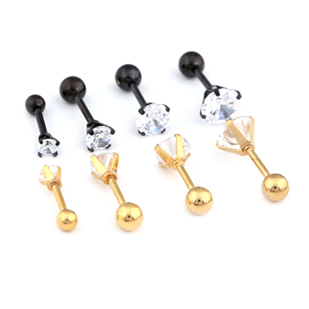 1PC New hot Fashion Popular Luxury Crystal Zircon Stud Earrings Elegant earrings jewelry for women men 
1PC New hot Fashion Popular Luxury Crystal Zircon Stud Earrings Elegant earrings jewelry for women men