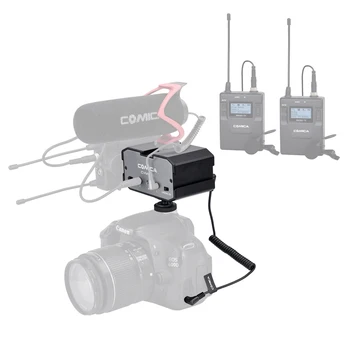 CoMica CVM-AX1 Universal Dual Channels Microphone Amplifier Audio Mixer Adapter 3.5mm Jack Cold Shoe Mount for Canon EOS Nikon
CoMica CVM-AX1 Universal Dual Channels Microphone Amplifier Audio Mixer Adapter 3.5mm Jack Cold Shoe Mount for Canon EOS Nikon