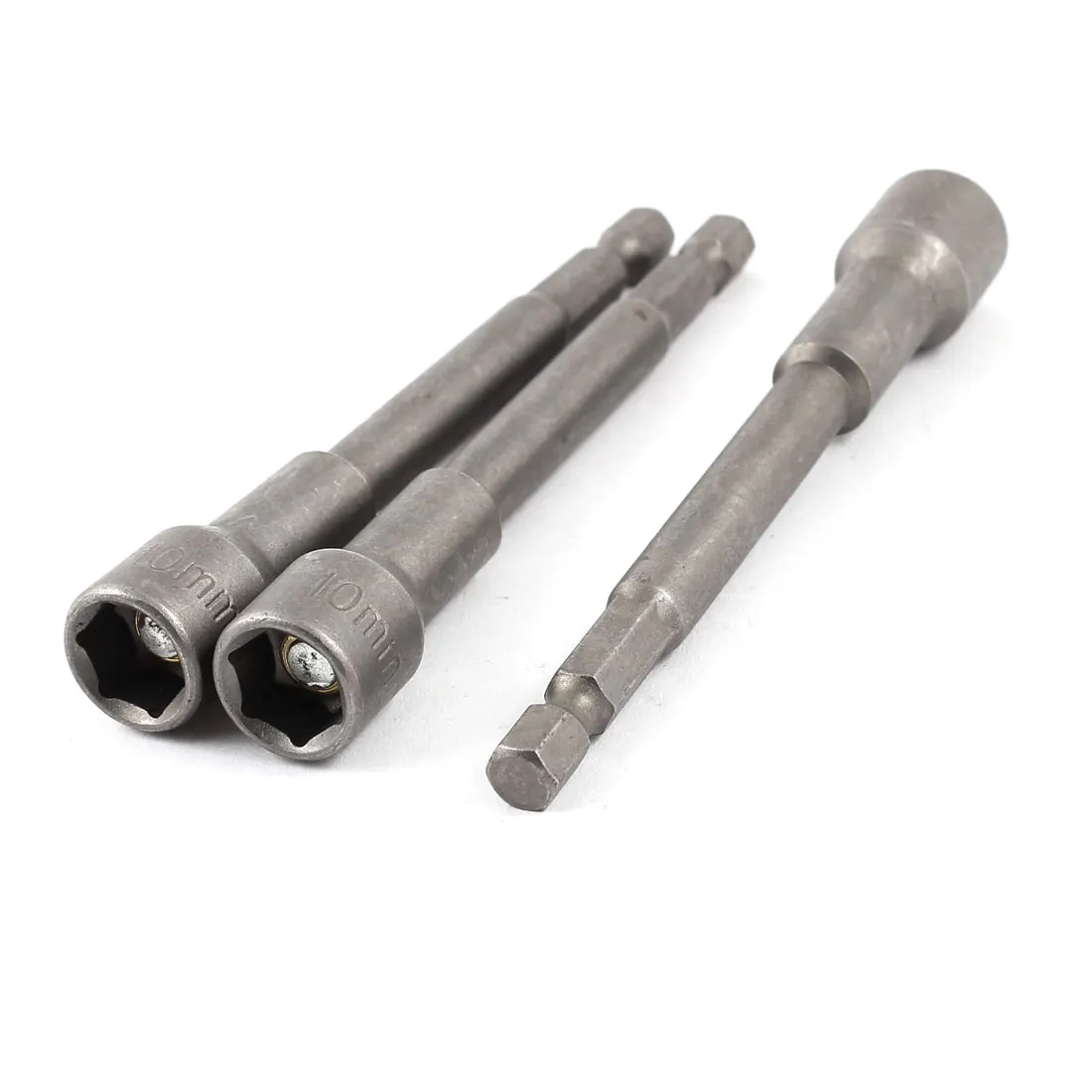 UXCELL 3Pcs Chrome-Vanadium 100mm Length 6.35mm/ 1/4" Shank 10mm Hex Socket Magnetic Hex Socket Nut Driver Setter
UXCELL 3Pcs Chrome-Vanadium 100mm Length 6.35mm/ 1/4" Shank 10mm Hex Socket Magnetic Hex Socket Nut Driver Setter