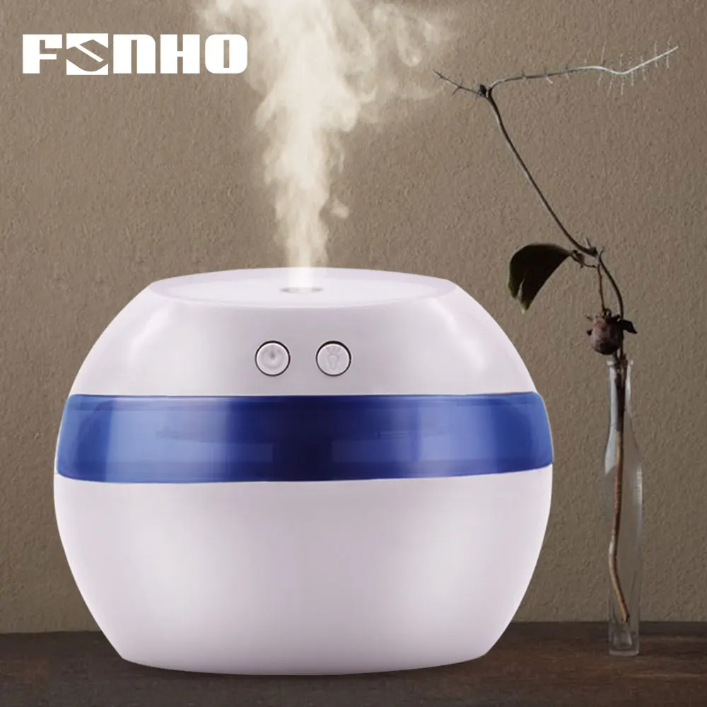 

FUNHO 300ml Air Aroma Humidifier Essential huile Oil Diffuser Aromatherapy Night Light Ultrasonic Mist Maker Humidificador 002