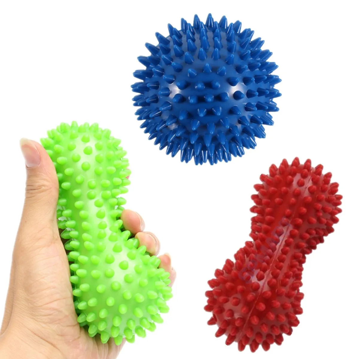 Peanut Trigger Point Spiky Massage Ball Roller Soft Reflexology Stress Relief Relieve Pain For Hand Foot Arm Neck Back Body
Peanut Trigger Point Spiky Massage Ball Roller Soft Reflexology Stress Relief Relieve Pain For Hand Foot Arm Neck Back Body