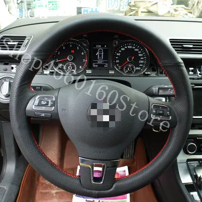 PUOU Leather hand sewing steering wheel cover Tiguan magotan sagitar CC for Passat Santana leather hand sewing Free shipping
PUOU Leather hand sewing steering wheel cover Tiguan magotan sagitar CC for Passat Santana leather hand sewing Free shipping
