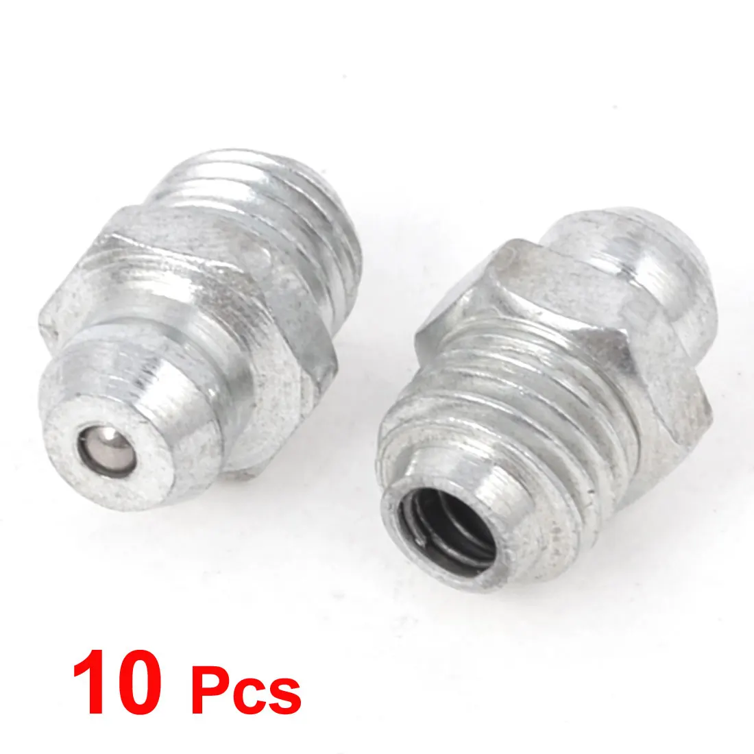 X Autohaux 10 Pcs Silver Tone 8Mm Dia Male Thread Straight Grease Nipples Fittings
X Autohaux 10 Pcs Silver Tone 8Mm Dia Male Thread Straight Grease Nipples Fittings