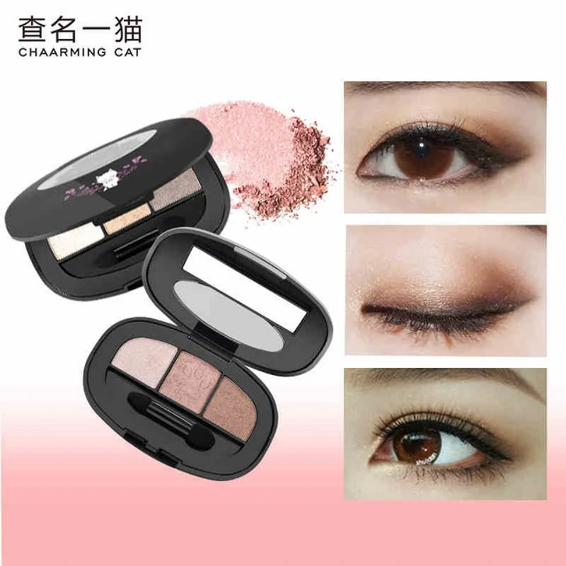 Free Shipping Brand 3 Colors portable eyeshadow long lasting Makeup Palette Good Quality Powder Metal Naked Nude Eye Shadow
Free Shipping Brand 3 Colors portable eyeshadow long lasting Makeup Palette Good Quality Powder Metal Naked Nude Eye Shadow
