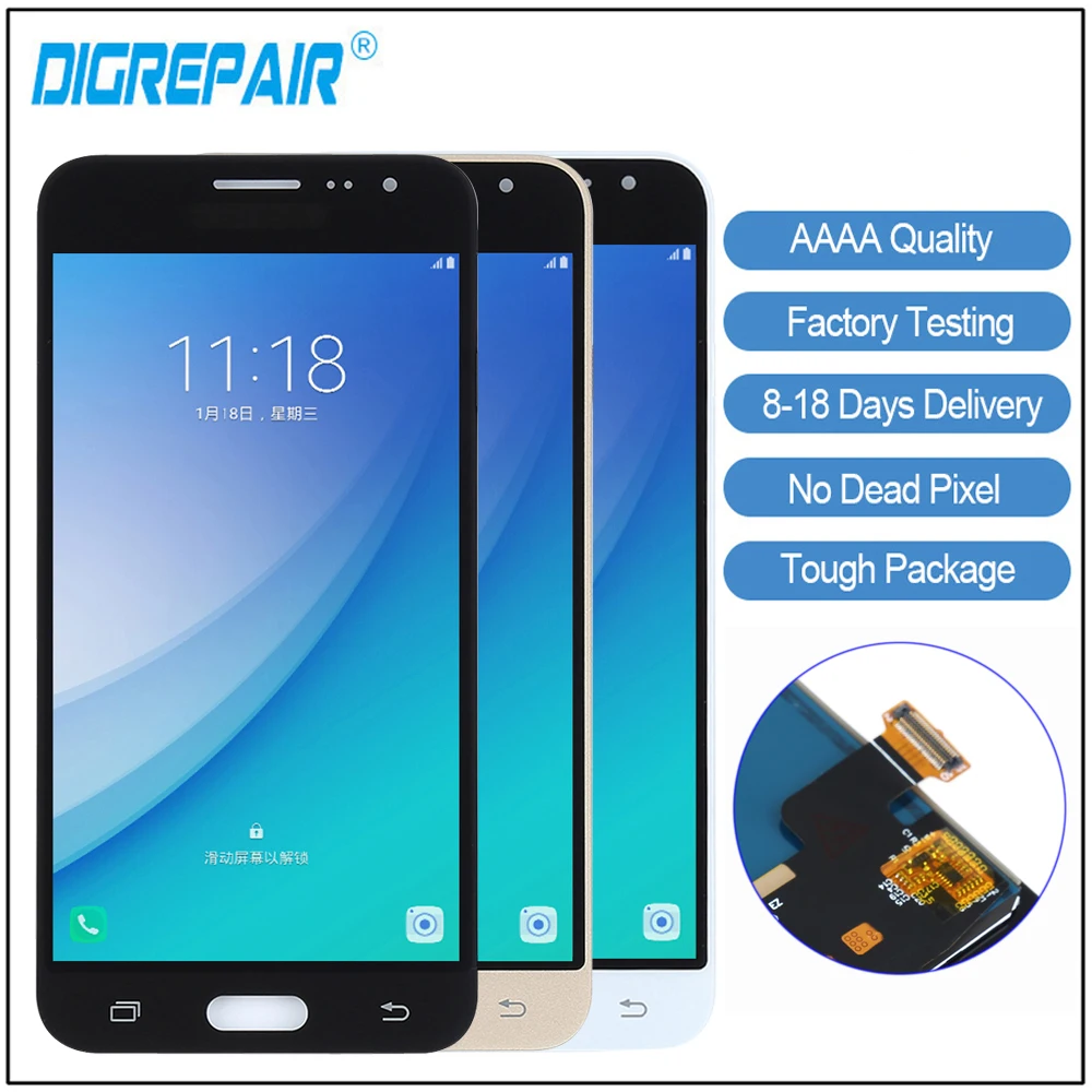 Display j3 2016 For Samsung Galaxy J3 2016 Display J320FN J320M J320H J320F LCD Touch Screen Digitizer Replacemnets j3 2016 LCD
Display j3 2016 For Samsung Galaxy J3 2016 Display J320FN J320M J320H J320F LCD Touch Screen Digitizer Replacemnets j3 2016 LCD