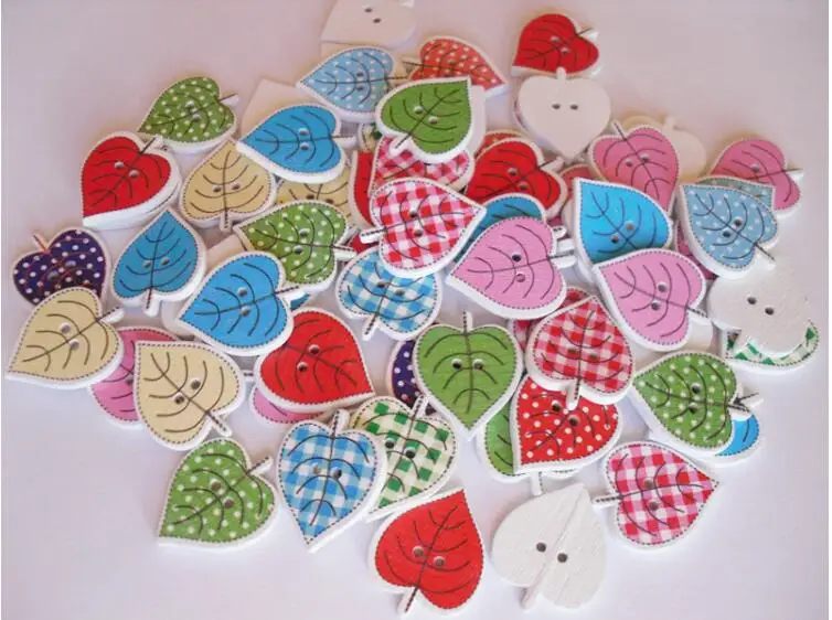 NEW 100pcs Leaf shape Wooden Button 2.4cm Clothing button kid's wear Cloth art Scrapbooking DIY Craft Supplies XP268
NEW 100pcs Leaf shape Wooden Button 2.4cm Clothing button kid's wear Cloth art Scrapbooking DIY Craft Supplies XP268