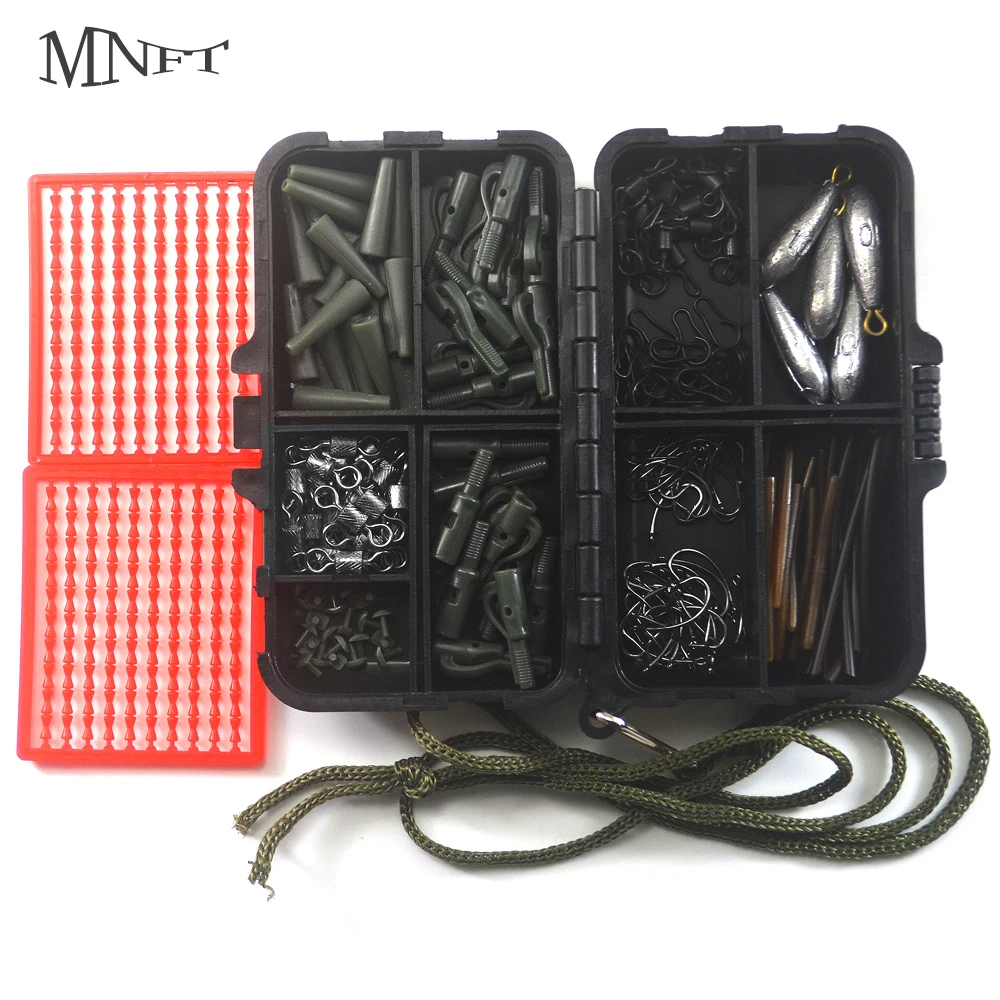 MNFT Carp Fishing Accessory Set Safety Lead Clips Tail Rubber Tubes Water Droplets Lead Sinkers Hooks etc. Fishing Accessory
MNFT Carp Fishing Accessory Set Safety Lead Clips Tail Rubber Tubes Water Droplets Lead Sinkers Hooks etc. Fishing Accessory
