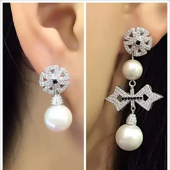 SALE Fashion jewelry 925 silver Bow tie Needle name opal Earrings Female Crystal from Austrian Woman Christmas gift
SALE Fashion jewelry 925 silver Bow tie Needle name opal Earrings Female Crystal from Austrian Woman Christmas gift