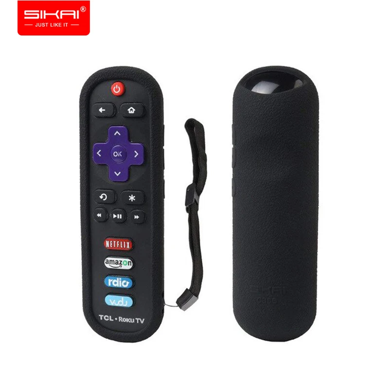 Silicone Shockproof Protective Cases Skin-Friendly Anti-Lost with Loop Remote Control Covers for TCL Roku RC280
Silicone Shockproof Protective Cases Skin-Friendly Anti-Lost with Loop Remote Control Covers for TCL Roku RC280