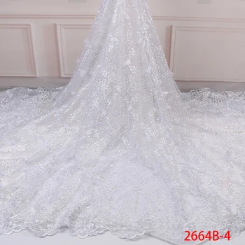 White Lace Fabric Latest African Laces 2019 Beads Tulle lace Fabric French Embroidered Tulle Lace Fabric For Bride AMY2664B-1 
White Lace Fabric Latest African Laces 2019 Beads Tulle lace Fabric French Embroidered Tulle Lace Fabric For Bride AMY2664B-1