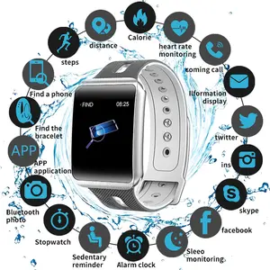 GT98 Touch Screen Fitness Bracelet Pedometer Smart Fitness Band Heart Rate Monitor GT98 Touch Screen Fitness Bracelet Pedometer Smart Fitness Band Heart Rate Monitor