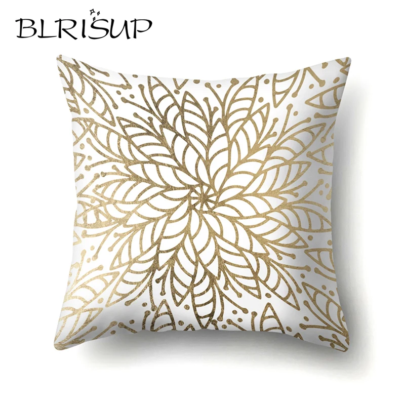 BLRISUP Creative Bronzing Abstract Geometric Pillow Case Gold Printed Pillow Cover Morden Office Home Decorative Pillow Case
BLRISUP Creative Bronzing Abstract Geometric Pillow Case Gold Printed Pillow Cover Morden Office Home Decorative Pillow Case