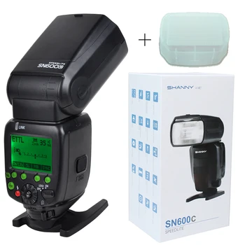 SHANNY SN600C Flash Light Speedlight HSS 1/8000S On-camera TTL GN60 Flashgun Speedlite for Canon Camera
SHANNY SN600C Flash Light Speedlight HSS 1/8000S On-camera TTL GN60 Flashgun Speedlite for Canon Camera