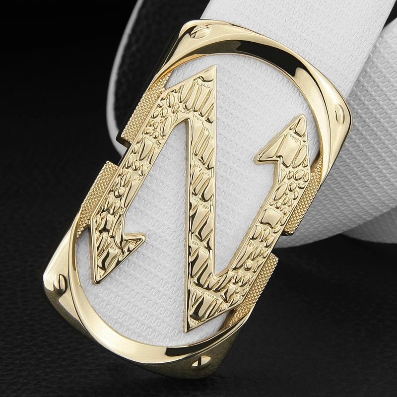High Quality Mens Z Belt Fashion Letter buckle Luxury Brand genuine leather belt men Designer White Hot Sale Cowskin Waist Strap
High Quality Mens Z Belt Fashion Letter buckle Luxury Brand genuine leather belt men Designer White Hot Sale Cowskin Waist Strap