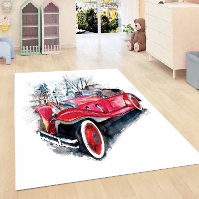Else Red Vintage Retro Clasic Car Boys Kids Room 3d Print Non Slip Microfiber Children Kids Room Decorative Area Rug Mat
Else Red Vintage Retro Clasic Car Boys Kids Room 3d Print Non Slip Microfiber Children Kids Room Decorative Area Rug Mat