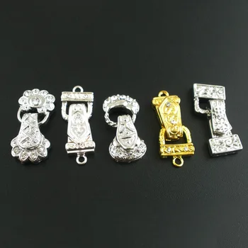 LASPERAL 5/10/40/50Pcs Claps Hooks Silver Unique Design Claps For Women Female Necklace Statement Jewelry Making DIY
LASPERAL 5/10/40/50Pcs Claps Hooks Silver Unique Design Claps For Women Female Necklace Statement Jewelry Making DIY