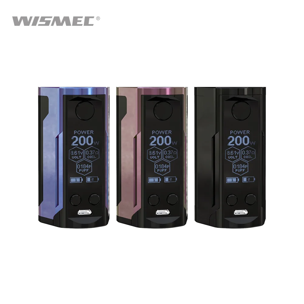 Original Wismec Reuleaux RX GEN3 Dual 18650 Box Mod With 230W Max Output Electronic Cigarette Vape Support GNOME King Vaporizer
Original Wismec Reuleaux RX GEN3 Dual 18650 Box Mod With 230W Max Output Electronic Cigarette Vape Support GNOME King Vaporizer