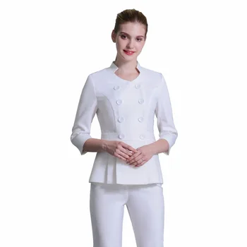 Beauty Salon Pink Double Breasted Work Clothing Womens Pleated Top+Pants Sets Cosmetic Surgery Hospital Nurse Uniform SPA Cloth
Beauty Salon Pink Double Breasted Work Clothing Womens Pleated Top+Pants Sets Cosmetic Surgery Hospital Nurse Uniform SPA Cloth