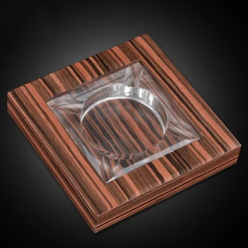 Classic High-end Glass Groove Platform Cedar Wood Cigar Ashtray Hold 4 Cigars W/ Gift Box
Classic High-end Glass Groove Platform Cedar Wood Cigar Ashtray Hold 4 Cigars W/ Gift Box