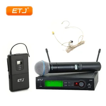 Professional Handheld Wireless Microphone Karaoke UHF Microphone SLX24/Beta58 Headset Mic Top Quality SLX4 SLX2
Professional Handheld Wireless Microphone Karaoke UHF Microphone SLX24/Beta58 Headset Mic Top Quality SLX4 SLX2