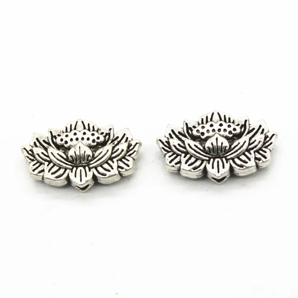 50 PCS 15*8.5mm Vintage Metal Alloy Antique Silver Tone Lotus Flower Nepal Spacer Beads Bodhi Bead DIY Jewelry Accessories
50 PCS 15*8.5mm Vintage Metal Alloy Antique Silver Tone Lotus Flower Nepal Spacer Beads Bodhi Bead DIY Jewelry Accessories