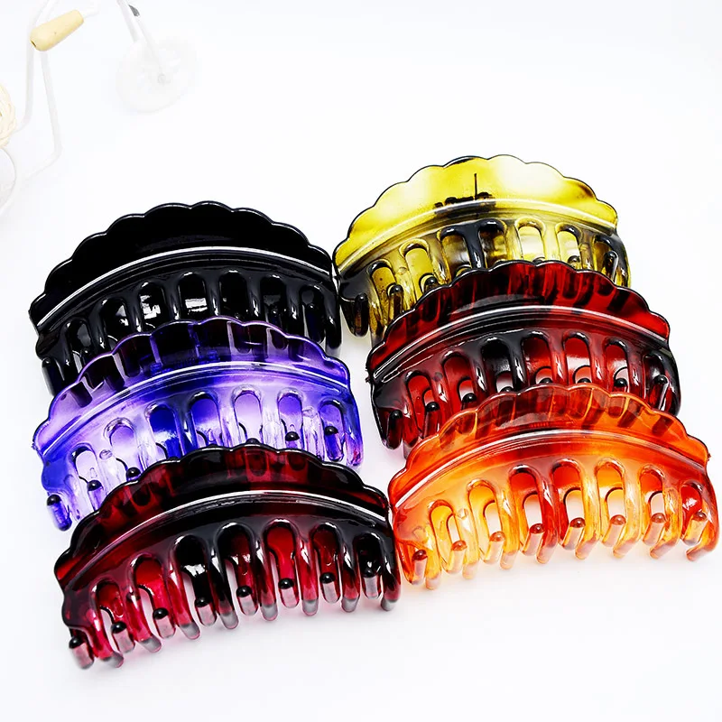 10cm Large Plastic Hair Claws Hair Clips Girls Hairpins Crab Claws Jaw Clamp Hair Jewelry for Women Banana Grips Slid
10cm Large Plastic Hair Claws Hair Clips Girls Hairpins Crab Claws Jaw Clamp Hair Jewelry for Women Banana Grips Slid