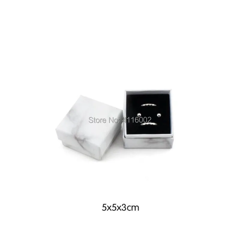 100pcs 5*5*3cm Fashion Marble Design Paper Jewelry Sets Display Earrings Ring Box Packaging Gift Box With Sponge
100pcs 5*5*3cm Fashion Marble Design Paper Jewelry Sets Display Earrings Ring Box Packaging Gift Box With Sponge