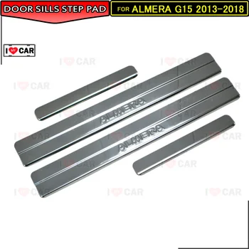 Door sill for Nissan Almera G15 2013-2018 scuff plate guard stainless sills protector sticker car styling decoration accessories
Door sill for Nissan Almera G15 2013-2018 scuff plate guard stainless sills protector sticker car styling decoration accessories