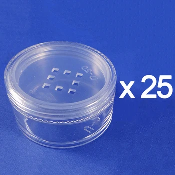 25 Lot Clear Sifter Container Plastic Cosmetic Case Makeup Loose Powder Jar (AY81P(20)S-C=25pcs)
25 Lot Clear Sifter Container Plastic Cosmetic Case Makeup Loose Powder Jar (AY81P(20)S-C=25pcs)