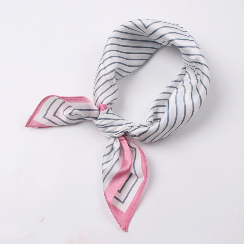 Luna&Dolphin Women Silk Square Scarves 50x50cm Black White Striped Print Bandanas Women Fresh Style Headbands Scarf Wristband
Luna&Dolphin Women Silk Square Scarves 50x50cm Black White Striped Print Bandanas Women Fresh Style Headbands Scarf Wristband