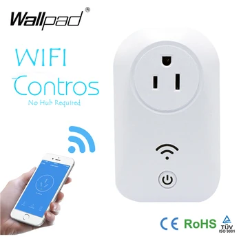 Smart Home WIFI US Plug Wallpad 100V-250V Iphone Ipad Android Ios Wifi Wireless Control 13A 16A US Standard WIFI Plug Outlet
Smart Home WIFI US Plug Wallpad 100V-250V Iphone Ipad Android Ios Wifi Wireless Control 13A 16A US Standard WIFI Plug Outlet