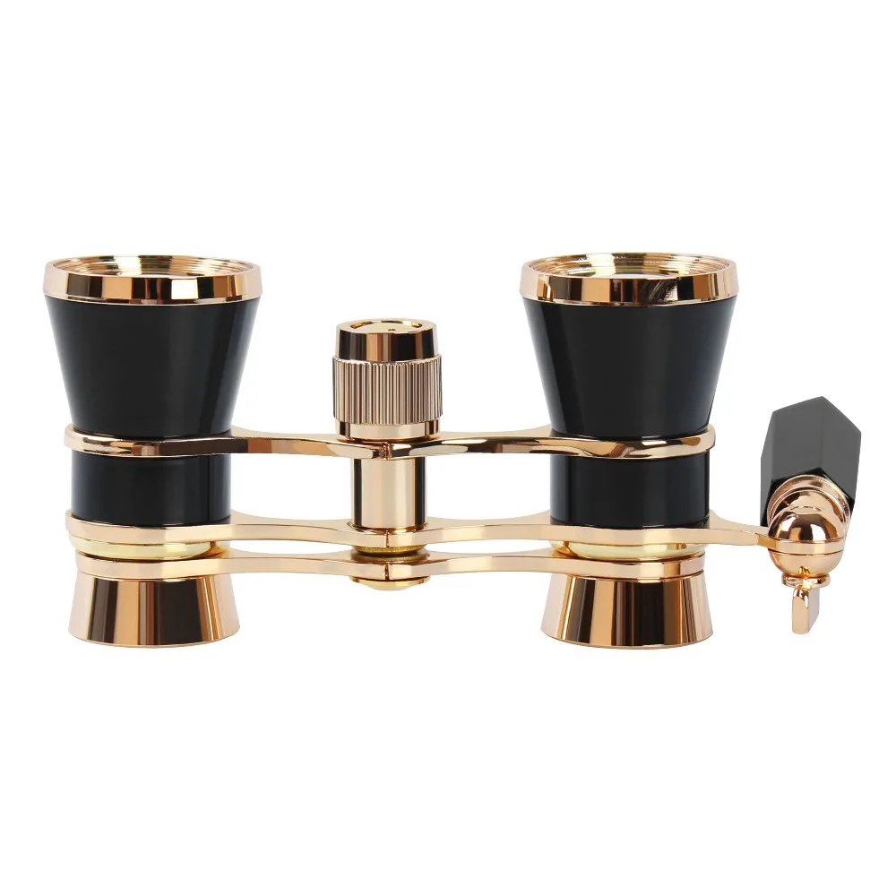 Glass Handle Women and Girls Gifts 3X25 Opera Binoculars Telescope Opera Glasses Coating Theater Glass Ms