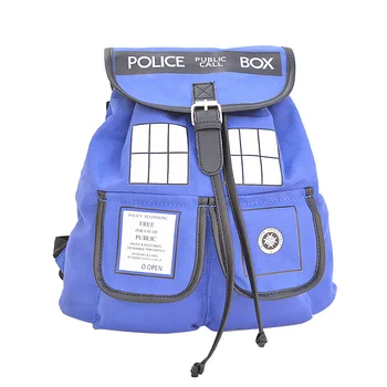 New Design Doctor Dr Who Tardis Backpack Teenager Preppy String Style Daypack Police Box Bag Women Double Straps Rucksack
New Design Doctor Dr Who Tardis Backpack Teenager Preppy String Style Daypack Police Box Bag Women Double Straps Rucksack