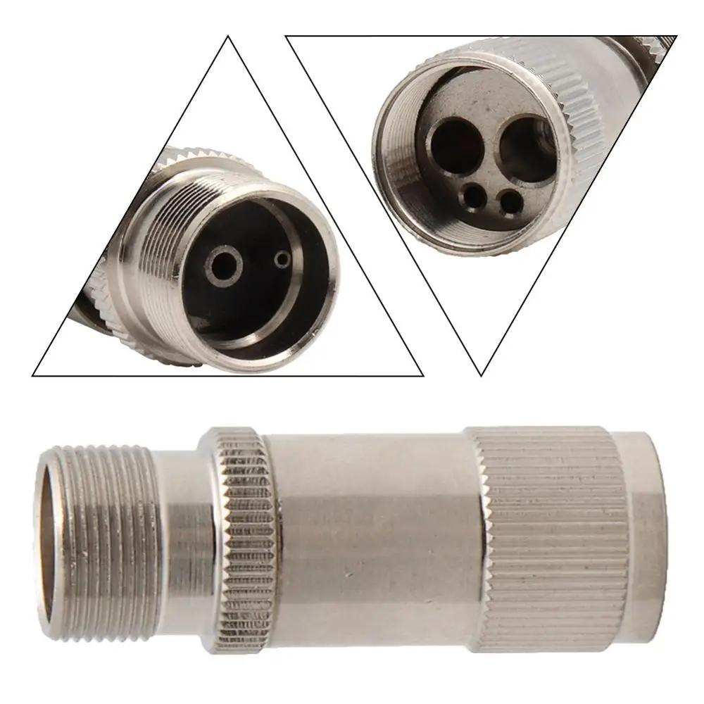 4Holes Adaptor/Coupler Used to Change 4Holes Dental High Speed Handpiece into 2Holes Available
4Holes Adaptor/Coupler Used to Change 4Holes Dental High Speed Handpiece into 2Holes Available