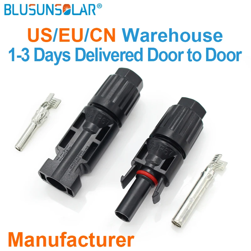 100 Pairs Czech warehouse fast delivery PV cable connectors male and female for solar panels and photovoltaic systems LJ0116
100 Pairs Czech warehouse fast delivery PV cable connectors male and female for solar panels and photovoltaic systems LJ0116