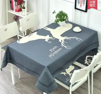 Cotton Linen Nordic Elk printed tablecloth decorative durable table cover coffee tabe table cloth dinning room decor
Cotton Linen Nordic Elk printed tablecloth decorative durable table cover coffee tabe table cloth dinning room decor