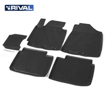 for Kia Cerato III 2013-2018 floor mats into saloon 5 pcs/set Rival 12802001 
for Kia Cerato III 2013-2018 floor mats into saloon 5 pcs/set Rival 12802001